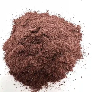 Premium Brazilian Mimosa Hostilis Root Bark powder isolated on white background